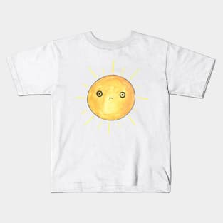 Sad sun Kids T-Shirt